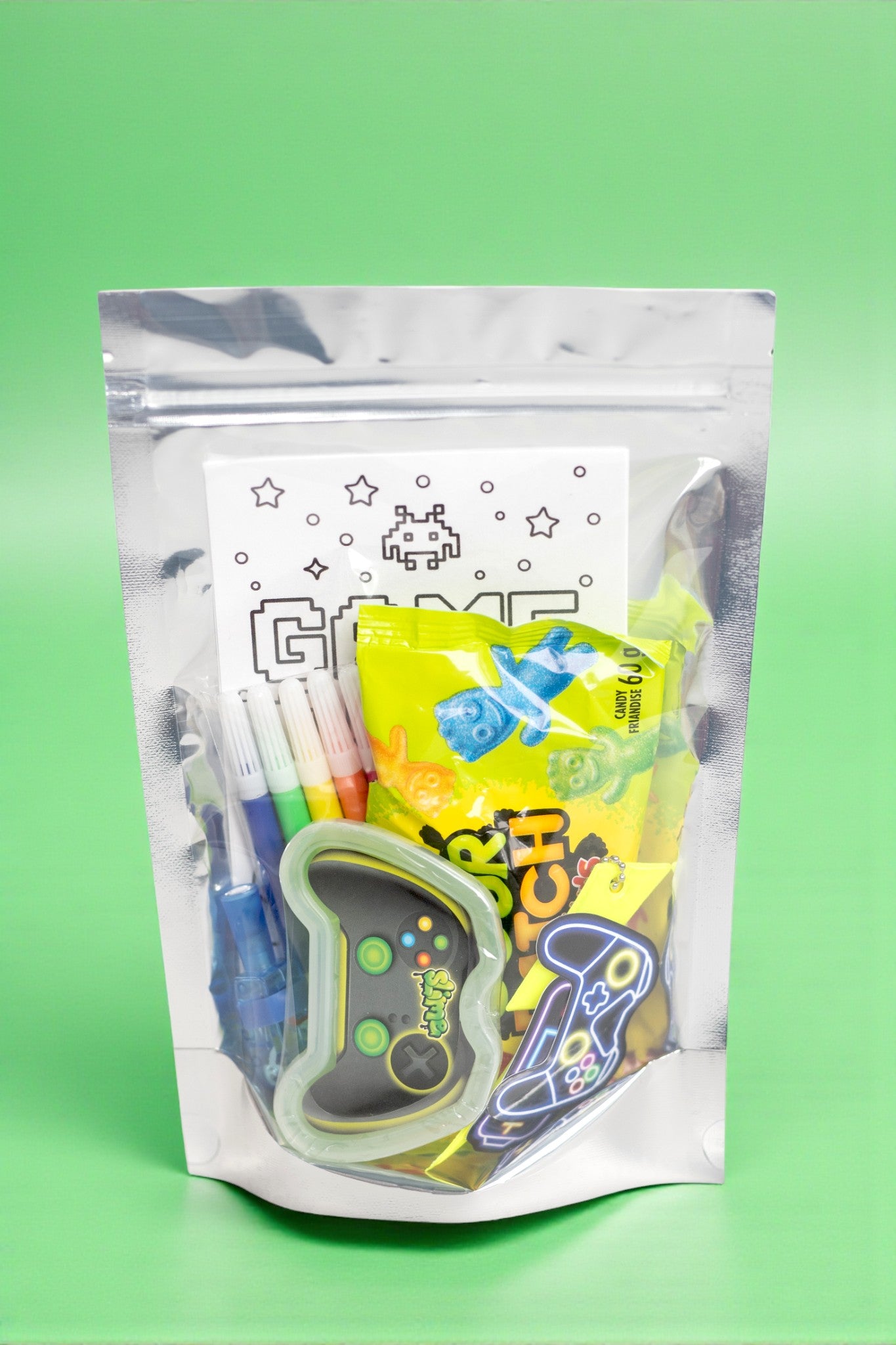 Video game party favour bag for birthdays. Local pick up in Winnipeg + shipping across Canada.